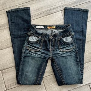 Hot Kiss 💋 Bette Boot w/ Copper Details - 32.5" Inseam - Y2K